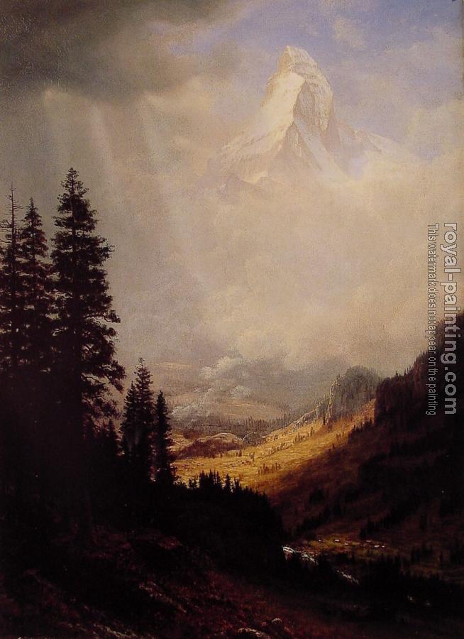 Albert Bierstadt : The Matterhorn Albert Bierstadt : The Matterhorn